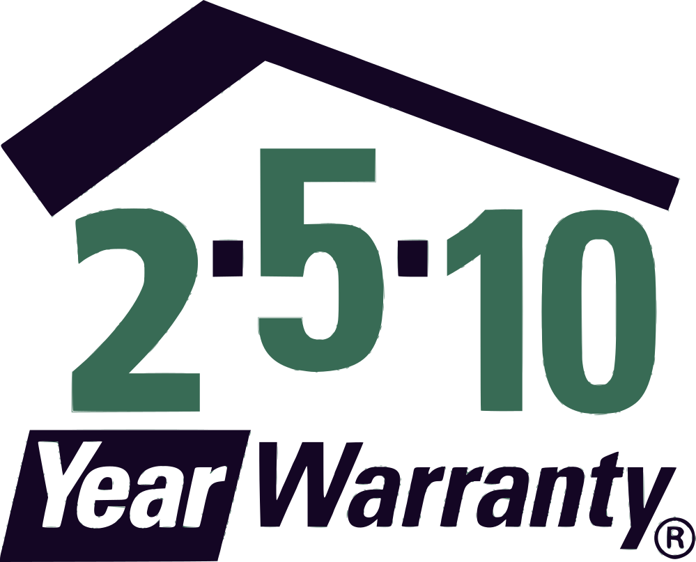 2-5-10 Year Warranty
