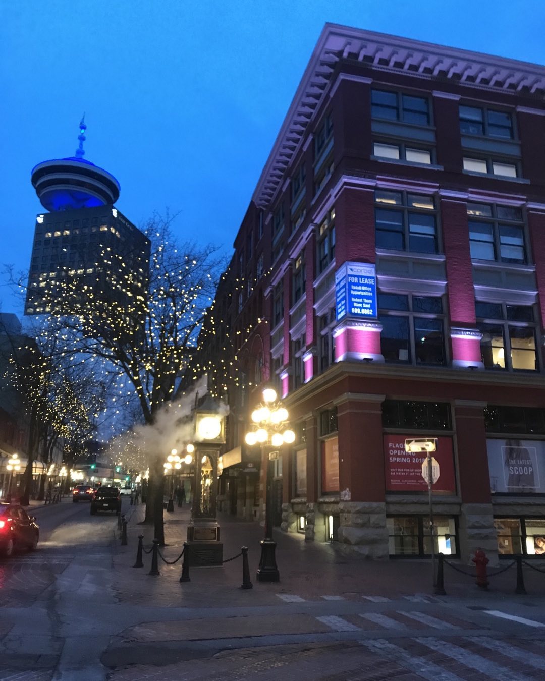 Brick building exterior restoration in Gastown